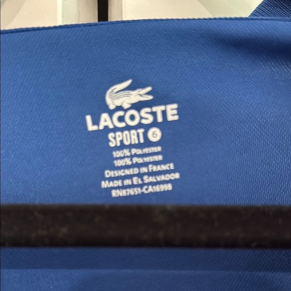 Lacoste Men's Blue Polo Shirt sz xl - Picture 3 of 5
